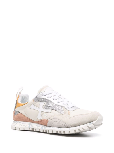 Shop Premiata Runsead Low-top Sneakers In Nude