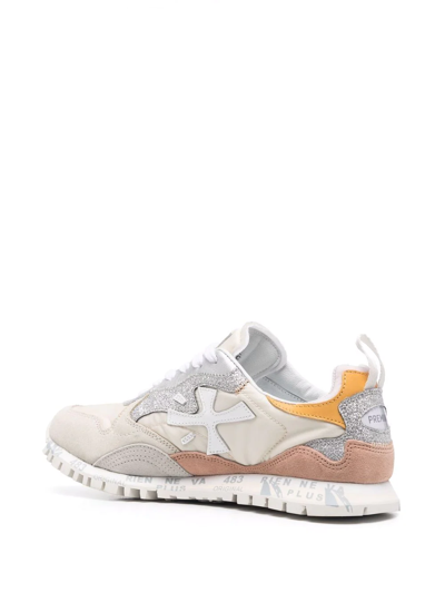 Shop Premiata Runsead Low-top Sneakers In Nude