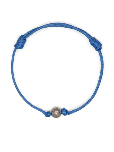 Shop Nialaya Jewelry Silver-tone Beaded Bracelet In Blau