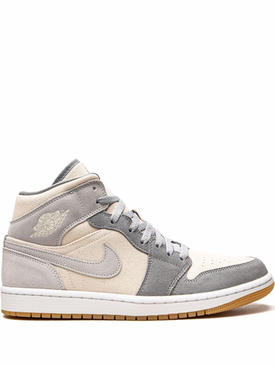 Shop Jordan Air  1 Mid Se "coconut Milk" Sneakers In Neutrals