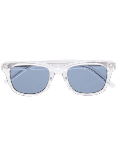 Saint Laurent Wayfarer-frame Sunglasses In Blau