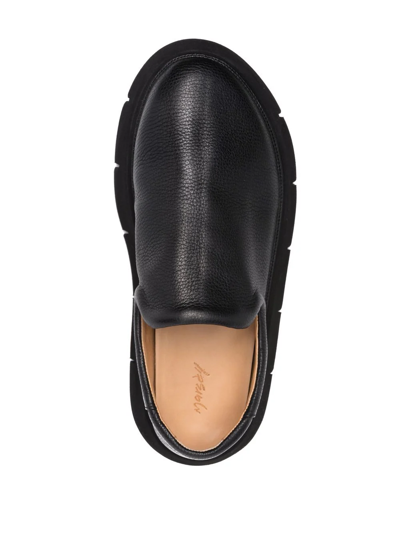 Shop Marsèll Slip-on Leather Loafers In Schwarz
