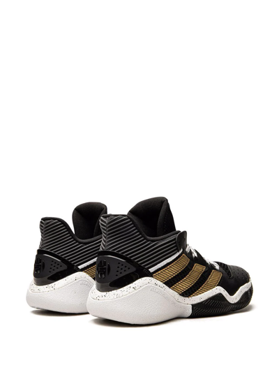 Adidas Originals Harden Stepback High-top Sneakers In Black