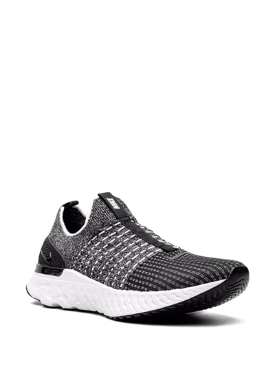Nike React Phantom Run Flyknit 2 Sneakers From Finish Line In Black
