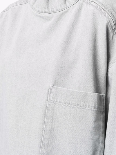 Lemaire Zipped Top Denim Pale Grey | ModeSens