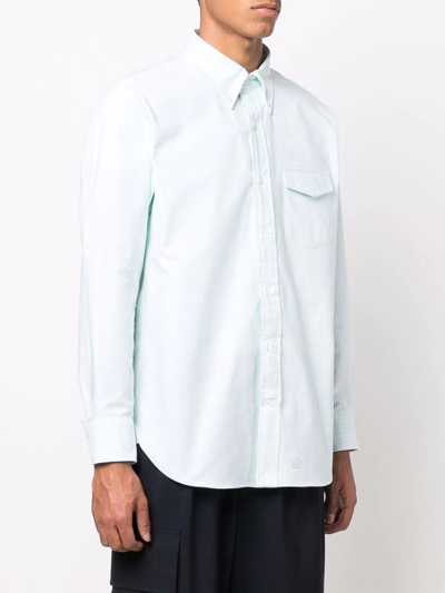 Shop Jpress Striped Long-sleeve Shirt In Grün