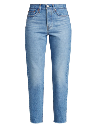 Shop Levi's Women's Long Bottom Wedgie Icon Jeans In Athens No Way