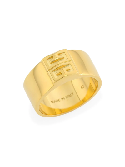 Shop Givenchy G Logo Gold-tone Ring In Golden
