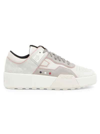 Shop Moncler Promyx Space Low-top Sneakers In White Pink