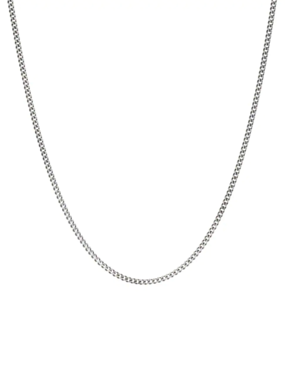 Shop Degs & Sal Men's Sterling Silver Curb Chain Necklace