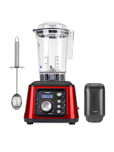 Shop Tribest Dynapro Commercial High-speed Vacuum Blender In Red