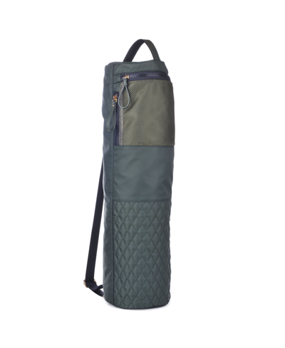 Shop Macy's Women's Karma Quilted Yoga Mat Bags In Olive