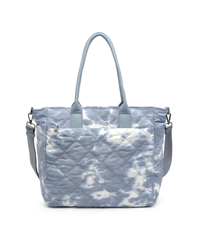 Shop Macy's Women's Motivator Tote Handbags In Slate Cloud