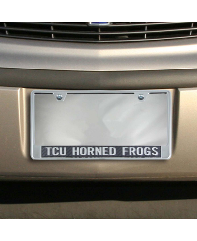 Stockdale Multi Tuck Horned Frogs Carbon Fiber Team License Plate Frame In Multi