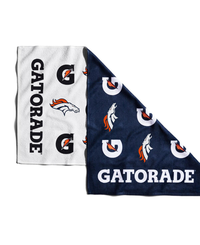 Shop Wincraft Denver Broncos On-field Gatorade Towel In Blue