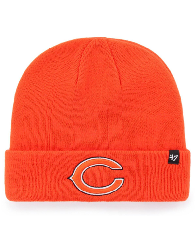 Shop 47 Brand Men's '47 Orange Chicago Bears Secondary Basic Cuffed Knit Hat