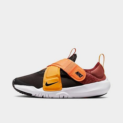 Shop Nike Little Kids' Flex Advance Running Shoes In Medium Ash/canyon Rust/kumquat/black