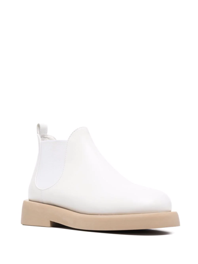 Shop Marsèll Chelsea Ankle Boots In Weiss