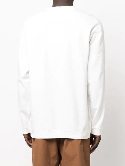 Shop Kenzo Daisy And Tulip Graphic-print Sweatshirt In Weiss