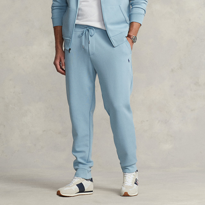 Shop Polo Ralph Lauren Double-knit Jogger Pant In Blue Note