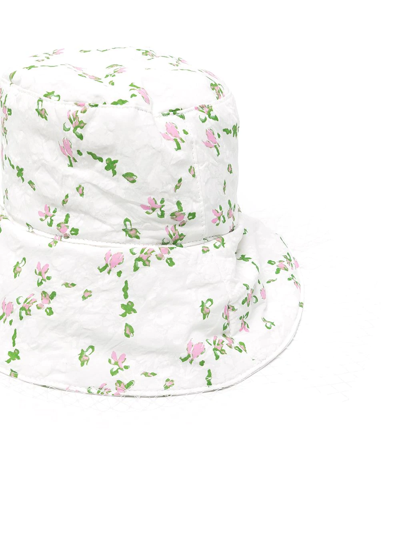 Shop Philosophy Di Lorenzo Serafini Floral-print Bucket Hat In White