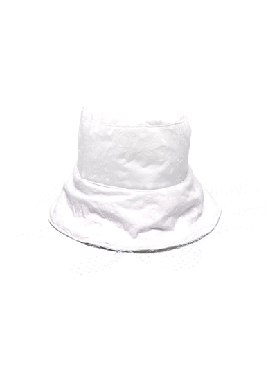 Shop Philosophy Di Lorenzo Serafini Tulle Net Bucket Hat In White