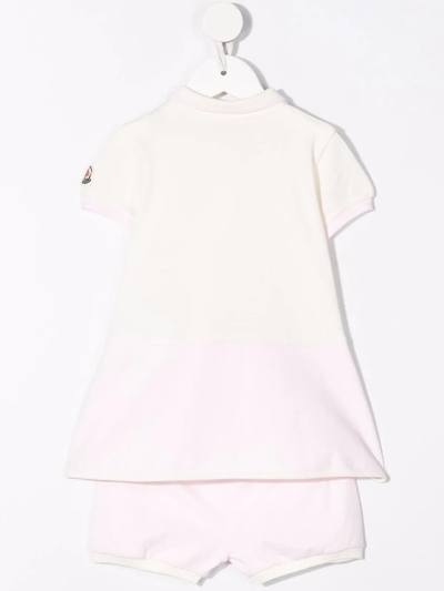 Shop Moncler Bow-detail Cotton Tracksuit In White