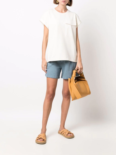 Shop Rodebjer Flap-pocket T-shirt In White
