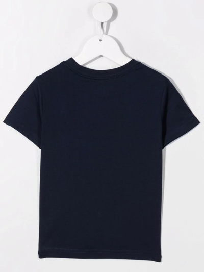 Shop Ralph Lauren Polo Pony Crewneck T-shirt In Blue