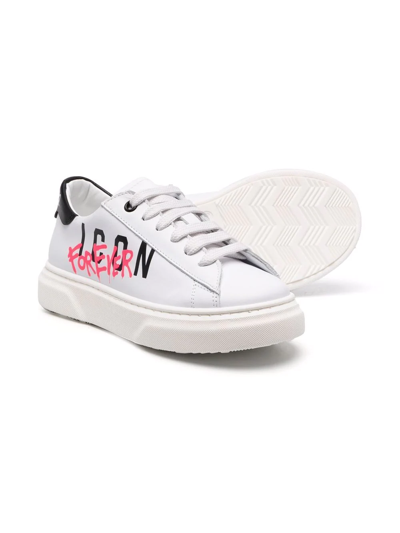 Dsquared2 Forever Icon Low-top Sneakers In White