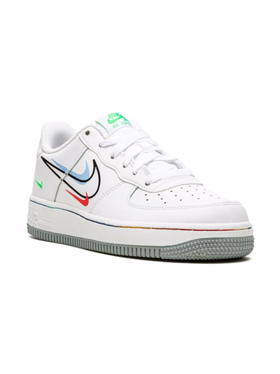 Shop Nike Air Force 1 "multi-swoosh" Sneakers In White