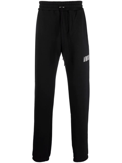 Amiri Logo-print Track Pants In Black