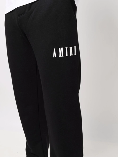 Amiri Logo-print Track Pants In Black