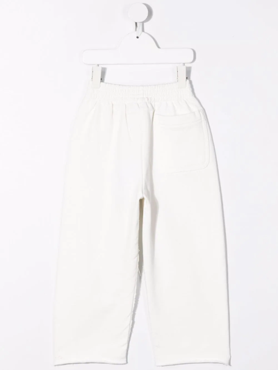Shop Mm6 Maison Margiela High-waisted Jeans In White