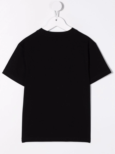 Shop Stella Mccartney Island-print T-shirt In Black