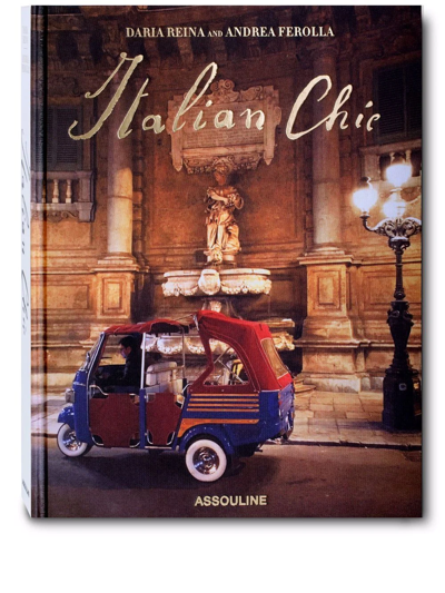 Shop Assouline Italian Chic Coffee Table Book In Brown