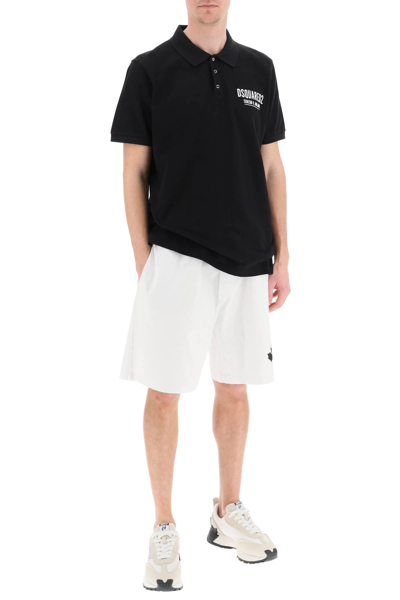 Dsquared2 Ceresio 9 Polo Shirt In Black | ModeSens