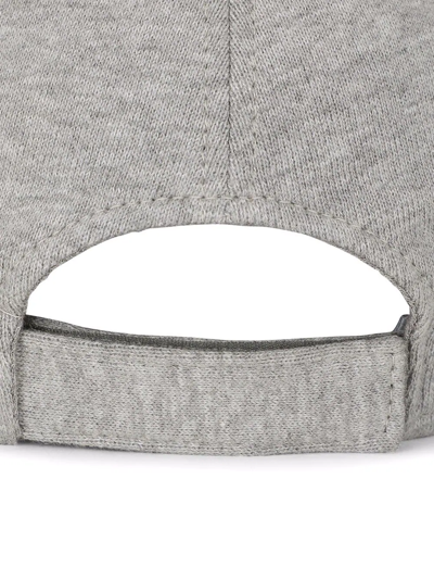 Dolce & Gabbana Fleece Baseball Cap With Italy Dg Logo In Grey