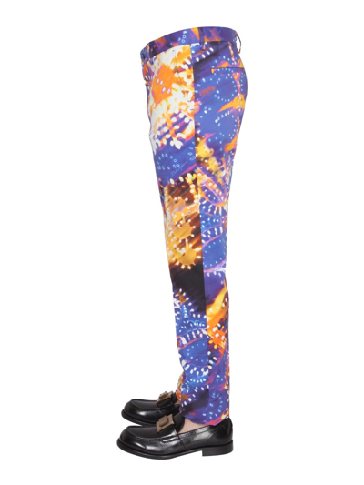 Shop Dolce & Gabbana Pants With Luminary Print In Multicolour