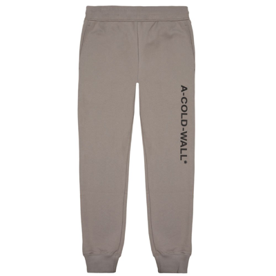 Shop A-cold-wall* Logo Sweatpants In Grey