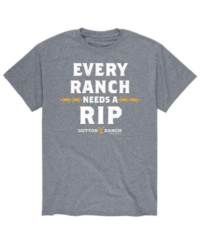 Shop Airwaves Men's Yellowstone Every Ranch Needs A Rip T-shirt In Gray