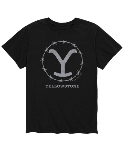 Shop Airwaves Men's Yellowstone Barbed Wire T-shirt In Black