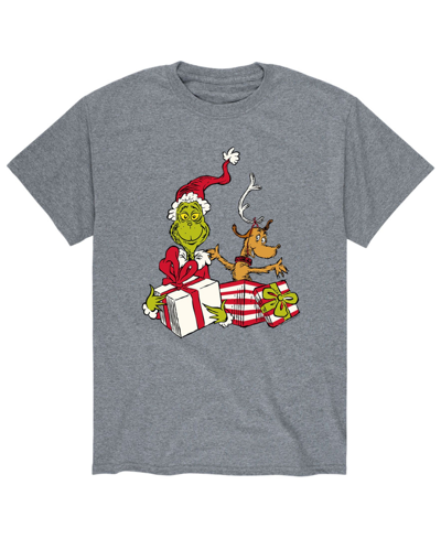 Shop Airwaves Men's Dr. Seuss The Grinch Max Grinch T-shirt In Gray
