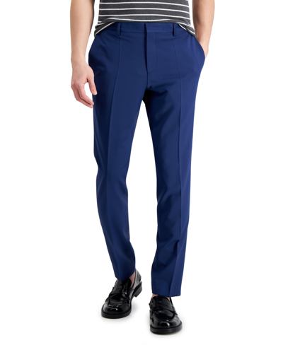 Shop Hugo By  Boss Men's Slim-fit Superflex Stretch Solid Suit Pants In Bright Blue