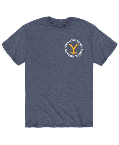 Shop Airwaves Men's Yellowstone Y Brand Ranch T-shirt In Blue