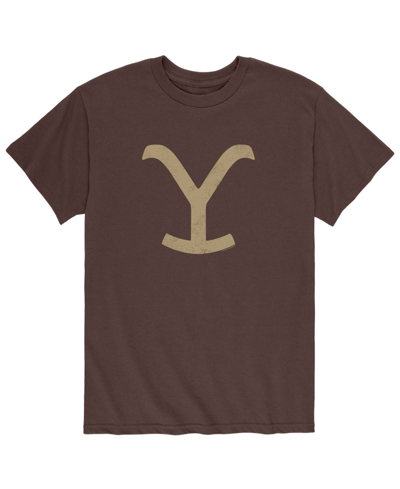 Shop Airwaves Men's Yellowstone Y Brand T-shirt In Brown