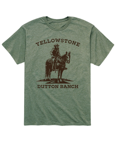 Shop Airwaves Men's Yellowstone Dutton Ranch Horse T-shirt In Green