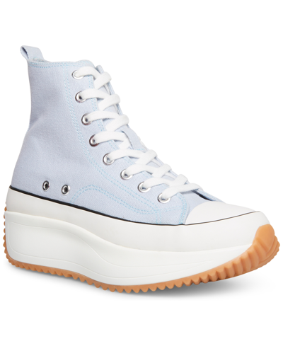 Shop Madden Girl Winnona Flatform High-top Sneakers In Light Blue