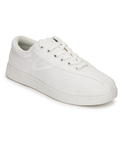 Shop Tretorn Women's Nylite Plus Canvas Sneaker Women's Shoes In White/white
