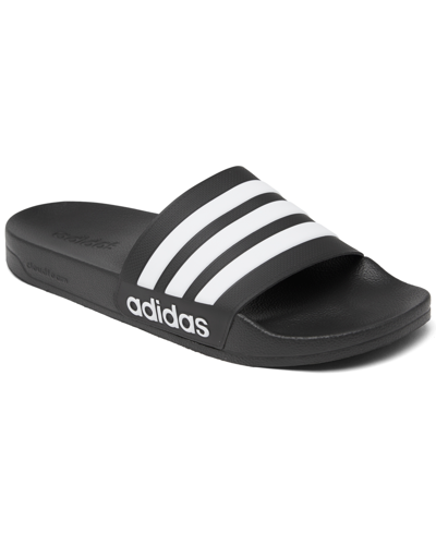 Shop Adidas Originals Adidas Men's Adilette Shower Slide Sandals From Finish Line In Core Black/cloud White/co